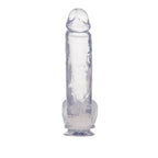 Calexotics Jelly Dong With Suction, Clear, 8''