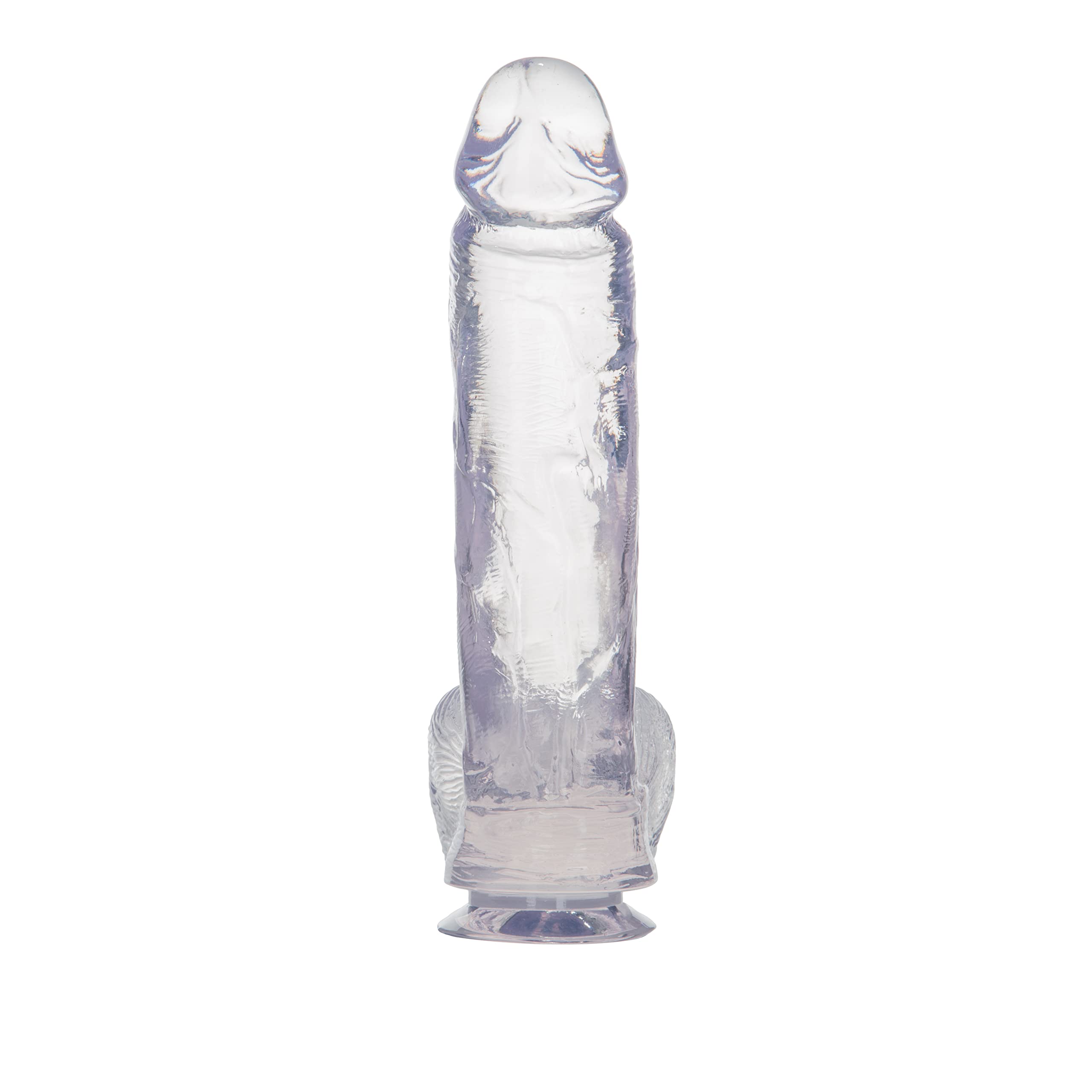 Calexotics Jelly Dong With Suction, Clear, 8''