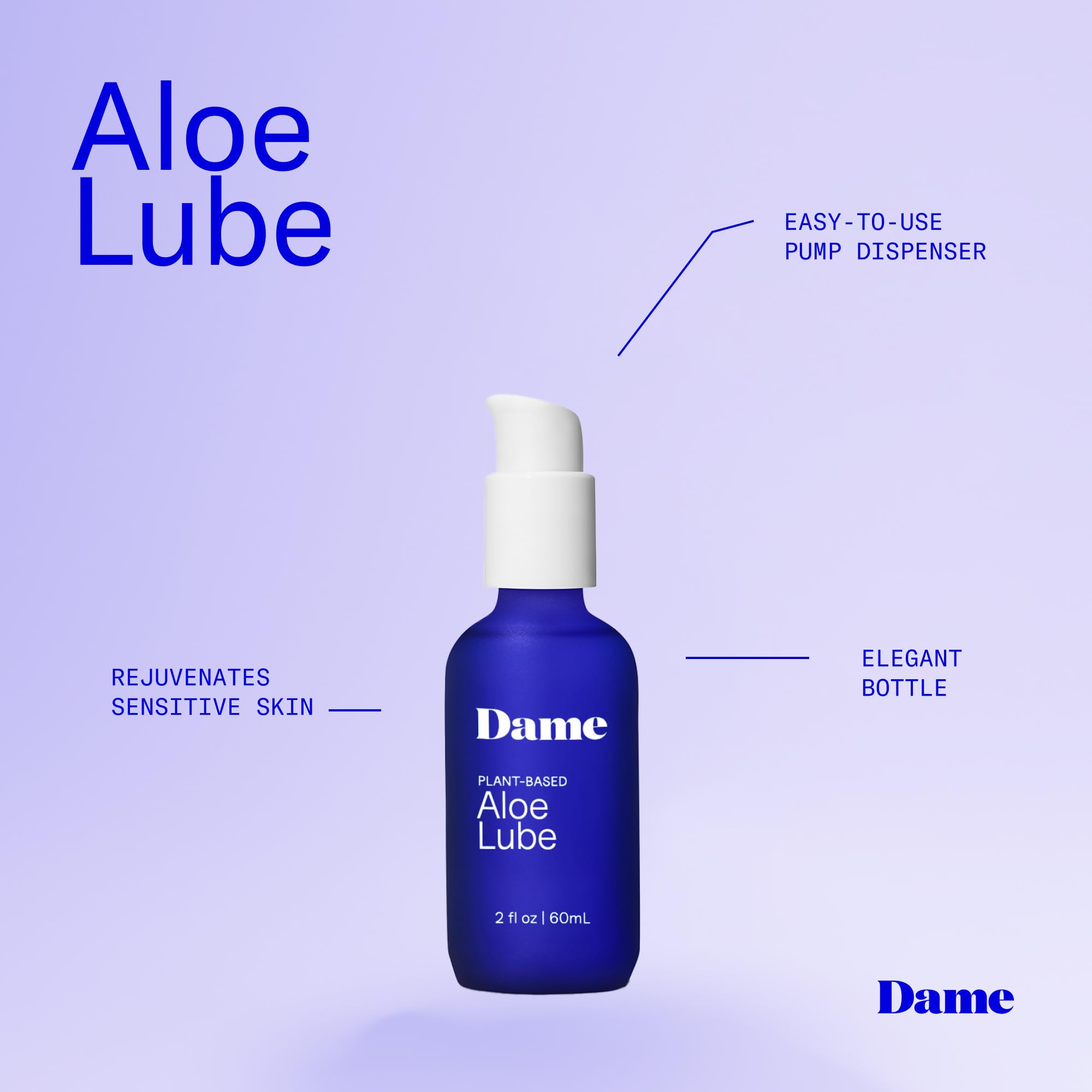 Dame Aloe Lube 2 oz.