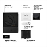 Lelo Bruno Prostate Massager Male, Vibrating Butt Plug, Anal Sex Toy, Male Vibrator, Anal Massager, Anal Vibrator With Dual Moto