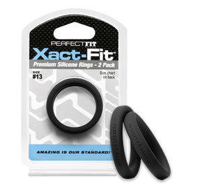 PERFECT FIT XACT-FIT #13 2 PK BLACK