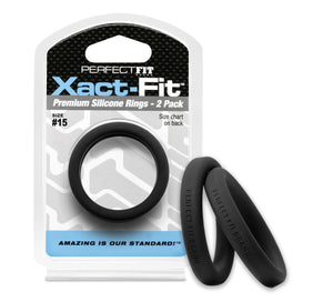 PERFECT FIT XACT-FIT #15 2 PK BLACK