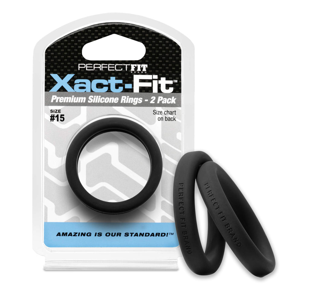PERFECT FIT XACT-FIT #15 2 PK BLACK