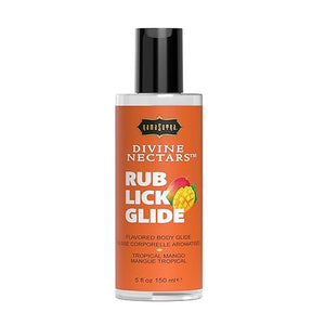 Divine Nectars Flavored Body Glide - Tropical Mango - 5 Fl Oz. 150Ml