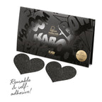 SB Bijoux giltter black Heart  Pastie