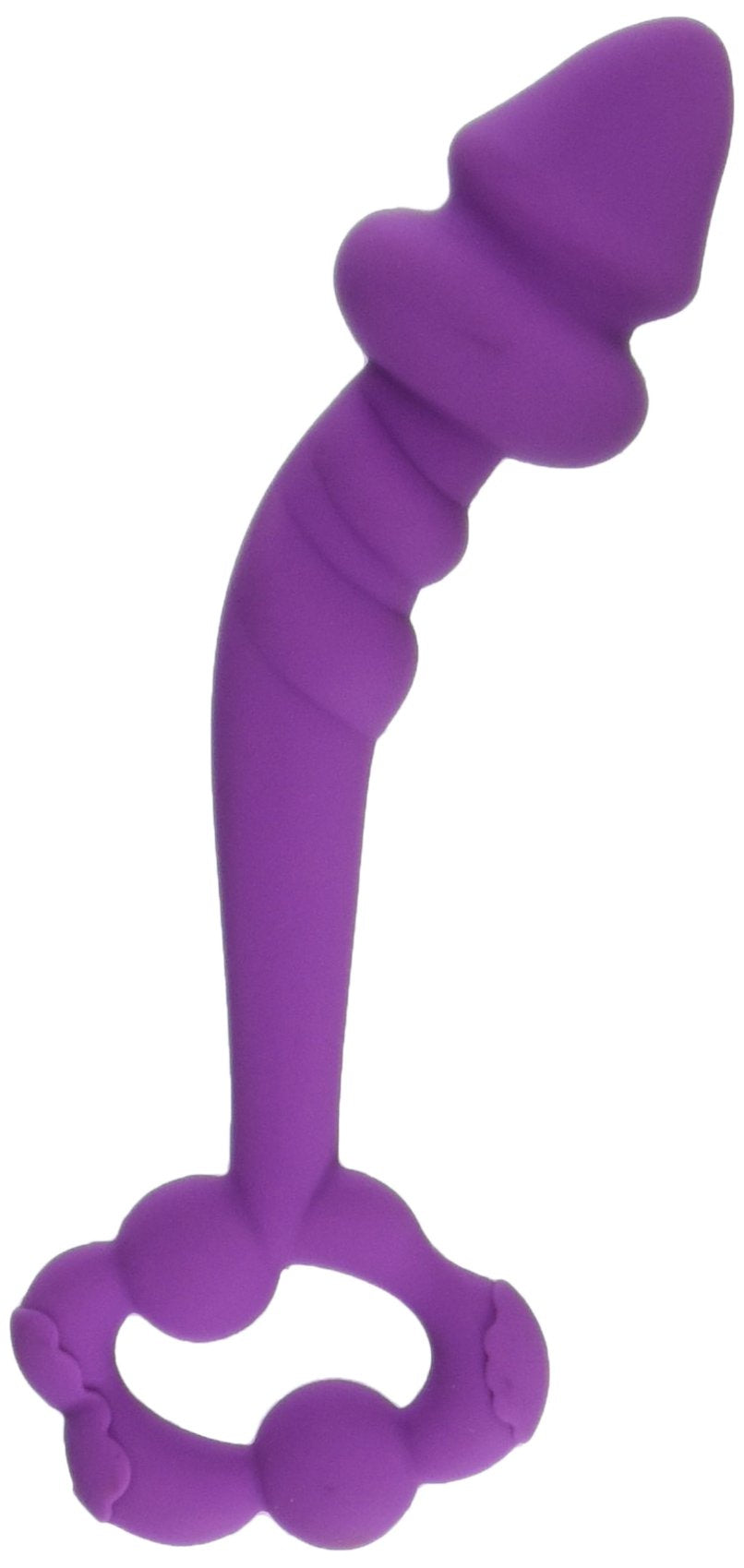 (D) Cloud 9 Extra Long Prostat Plug Purple W/Bonus C Rings