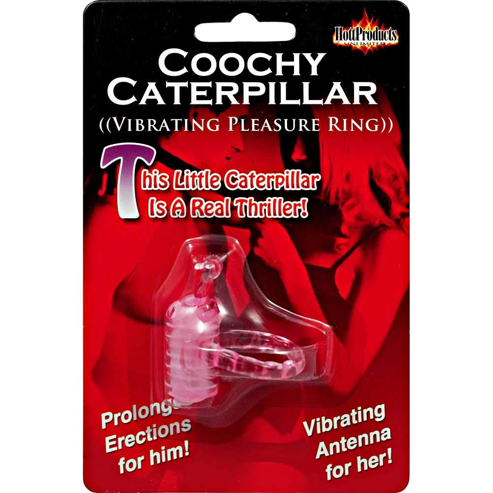 Horny Honey Vibro Ring Coochy Caterpillar - Magenta