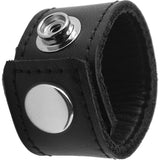 Spartacus Ball Stretcher With Snaps, Black, 1 Inch