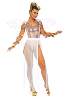 Multi Slit Sheer Skirt