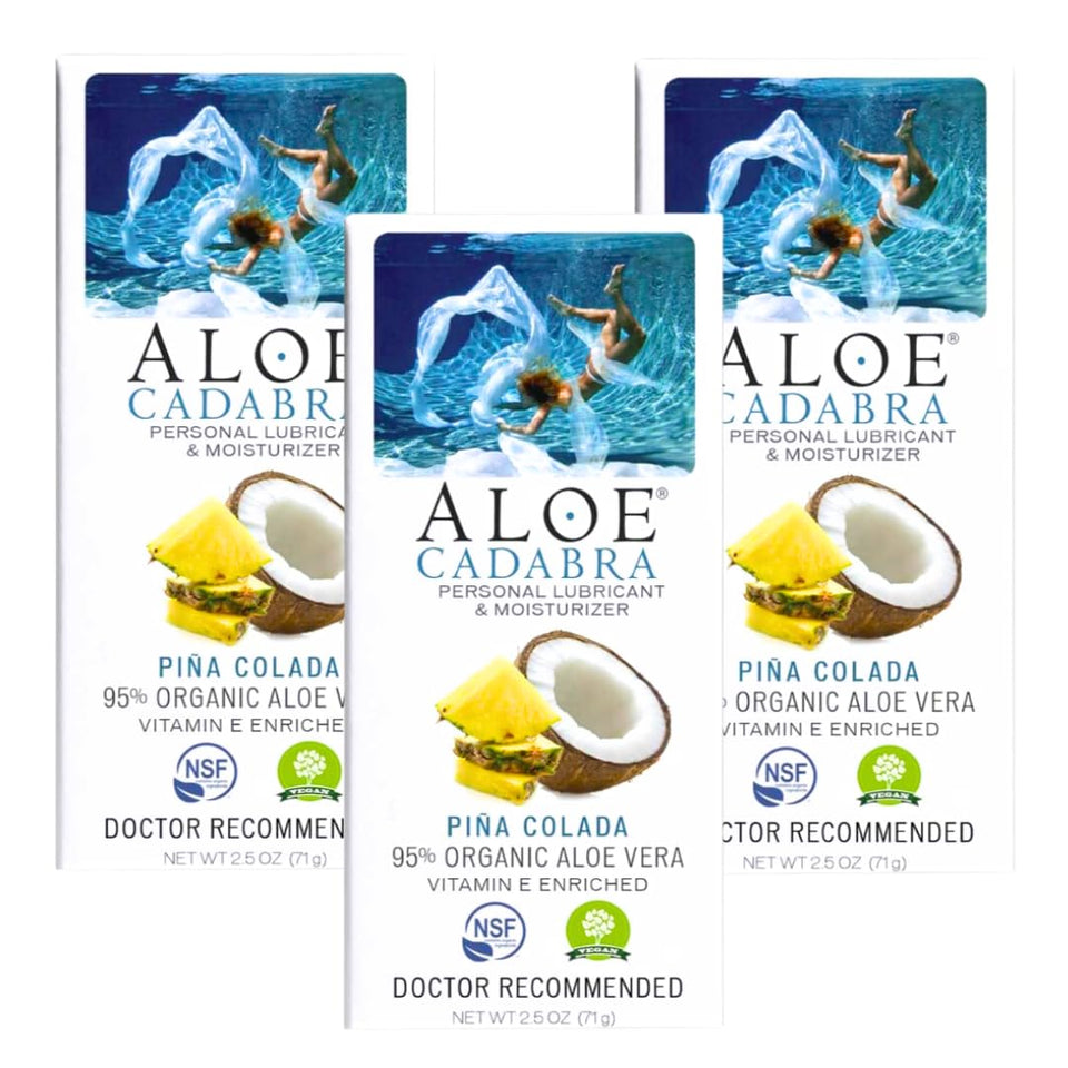 ALOE CADABRA ORGANIC LUBE PINA COLADA 2.5OZ