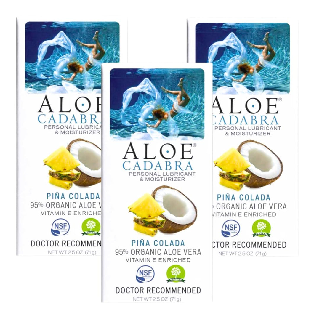 ALOE CADABRA ORGANIC LUBE PINA COLADA 2.5OZ