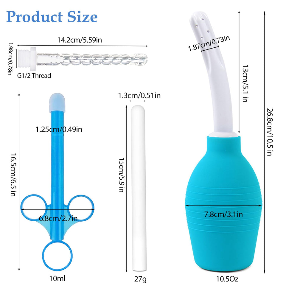 Sex Toy Cleaner Care Kits for Sex Doll Cleaning Male Masturbators, 7 Pcs Pocket Pussy Cleaner Adult Male Toy Reusable Drying Rod