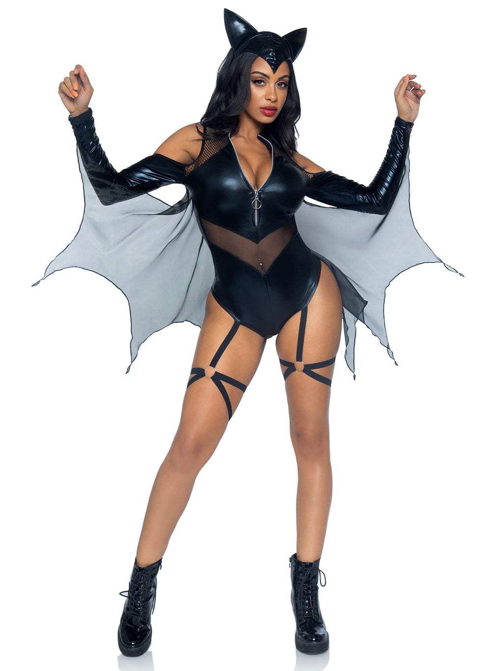 2 Pc Midnight Bat, Includes Zi - Small / Black