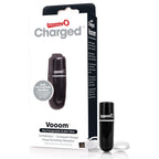 Screaming O Charged Vooom Rechargeable Bullet Vibe, Black