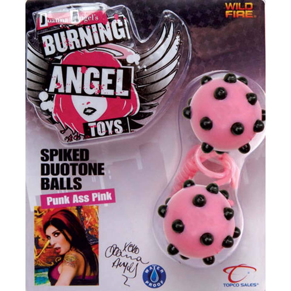 Joanna Angel Spiked Duotone Balls, Punk A** Pink