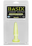 Basix Beginners' Butt Plug, Glow In The Dark