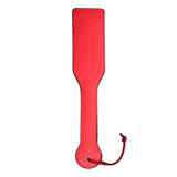 XOXO Spanking Paddle for Adult Sex Play, 12.8inch Total Length Faux Leather Paddle, Red