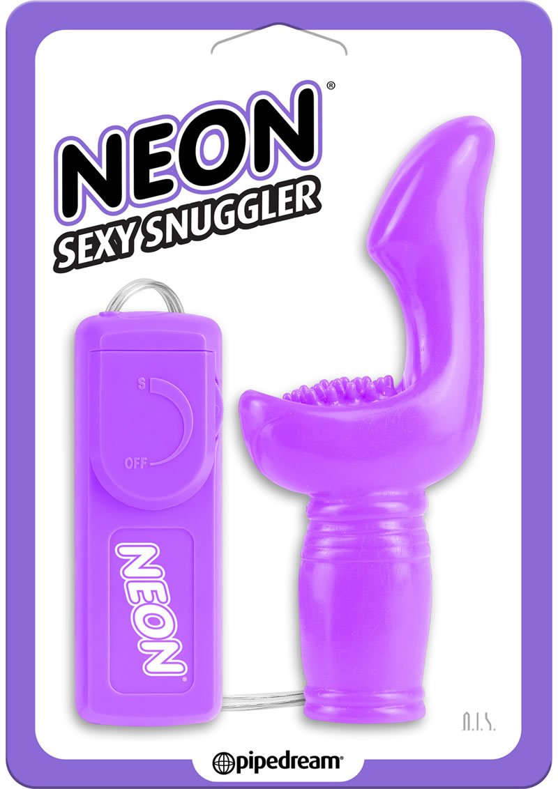 (Wd) Neon Sexy Snuggler Purple Vibrator