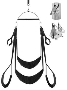 2 in-1 Ceiling Sex Swing Door Swing - UTIMI Couple Sex Toys Sling for Door and for Hanging on The Ceiling with Thick Sponge Cush