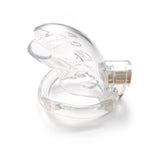 Male Chastity Device Cock Cage - Lock Love Average Size Chastity Cage with 3 Active Rings & Keys Adult Sex Toy for Men PC Plasti