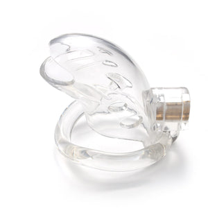 Male Chastity Device Cock Cage - Lock Love Average Size Chastity Cage with 3 Active Rings & Keys Adult Sex Toy for Men PC Plasti