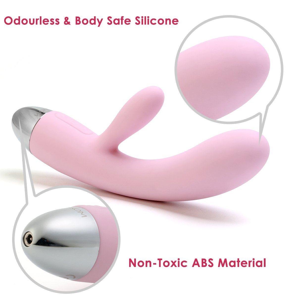 Svakom Alice Dual Motor Rabbit Vibe Pale, Pink