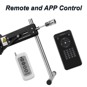 Thrusting Sex Machine, APP/Remote Control Automatic Dildo Love Machine for Women and Men, Adjustable Adult Sex Toys with Attachm