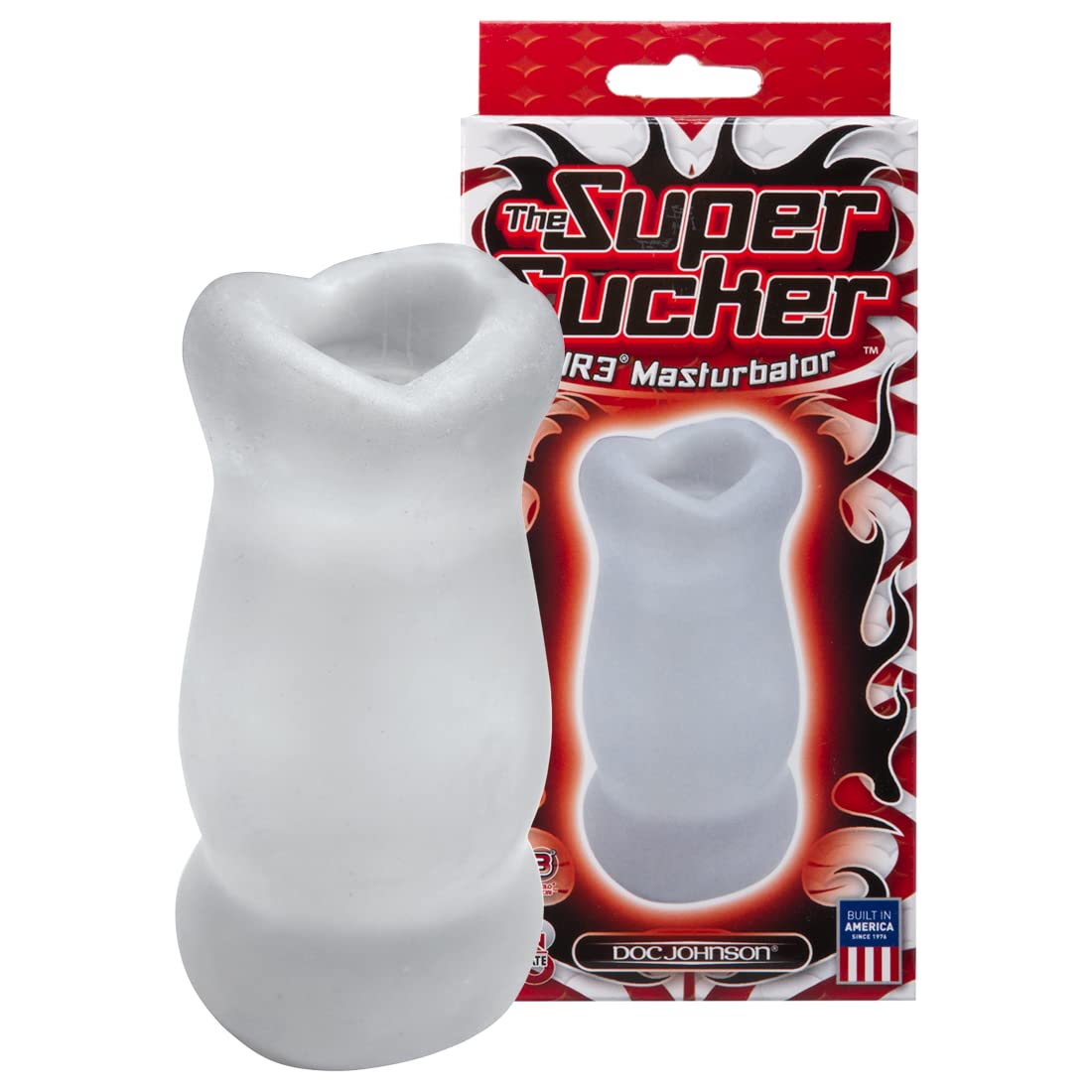 Doc Johnson The Super Sucker - Ultraskyn Adult Sucking Toy (Frost)