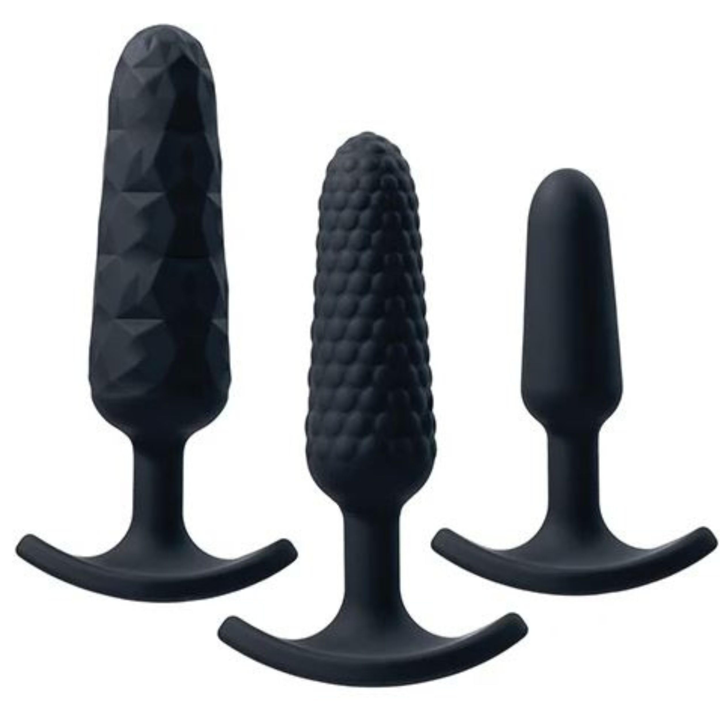 Trio Anal Plug Set Black