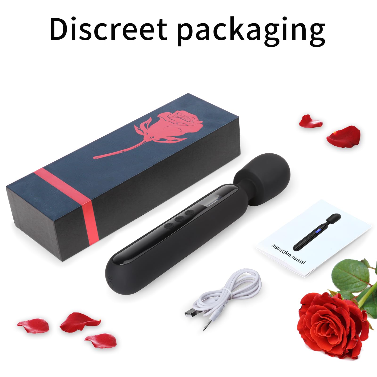 Vibrator Wand Adult Sex Toys & Games Sex Novelties Vibrating Massager for Clitoral Stimulation Powerful Vibrator Pleasure with 1