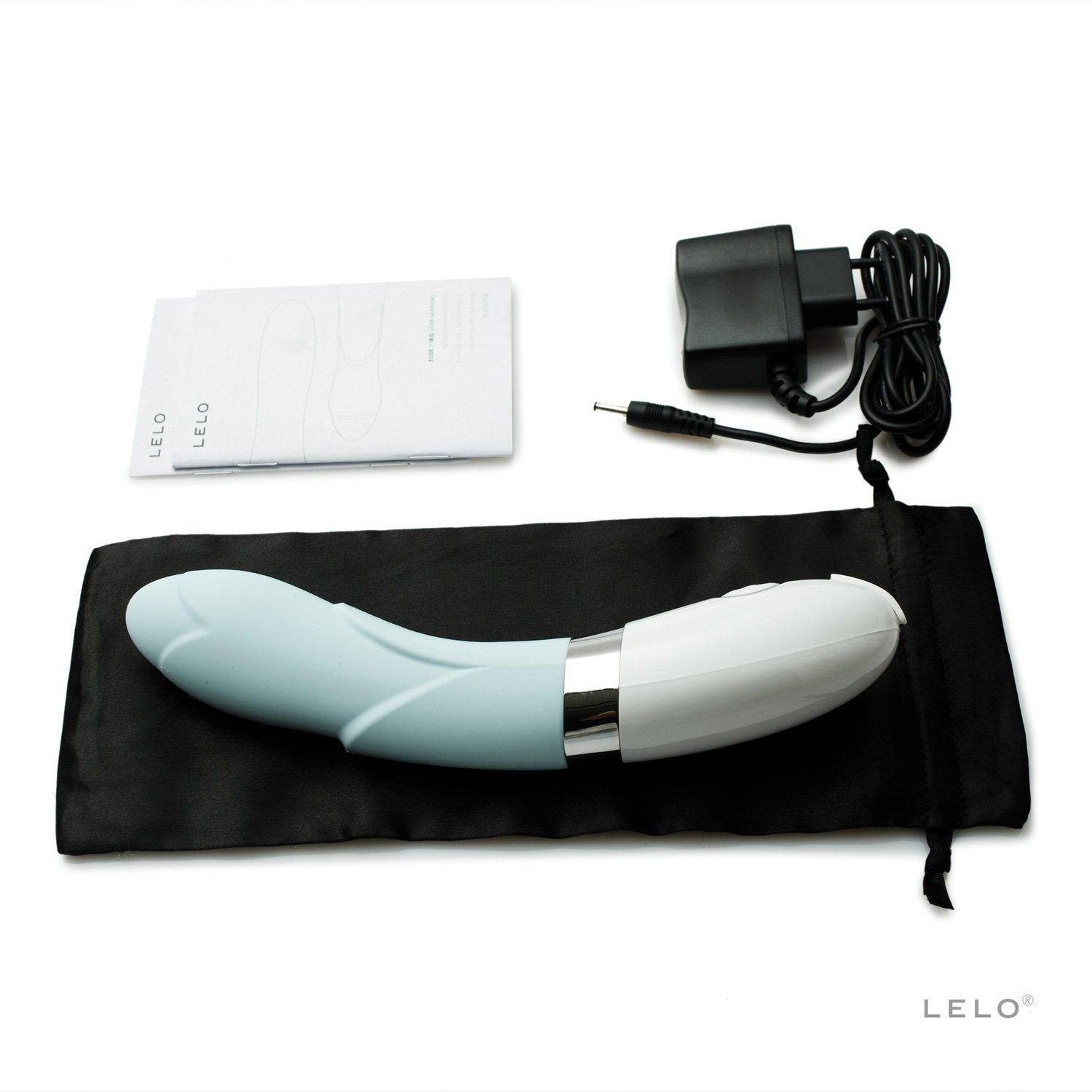 Lelo Iris Personal Massager, Powder Blue