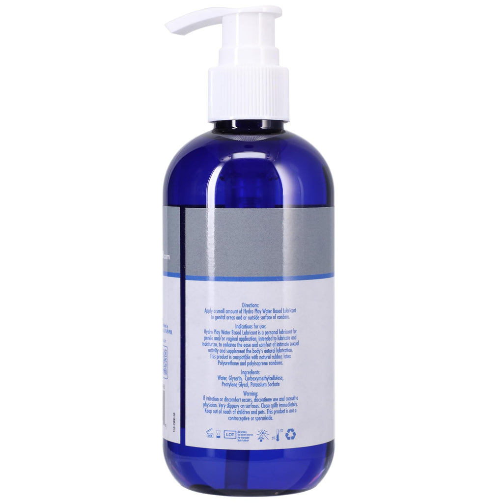 Doc Johnson Titanmen - Hydro Play Water Based Lube - Long Lasting & Smooth With Quick & Easy Clean Up - Versatile And Multi-Purp