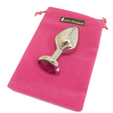 Eastern Delights 3 Pcs Metal Heart Jeweled Anal Butt Plugs Anal Trainer Kit, Anal Sex Toys For Beginners