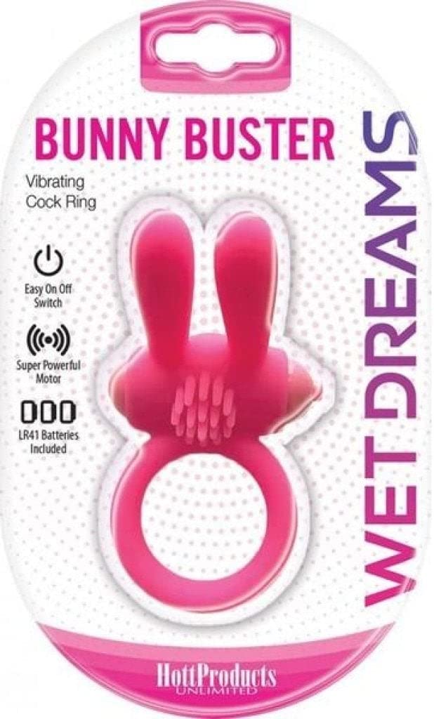 Hott Products Unlimited 70002: Wet Dreams Bunny Buster Cock Ring
