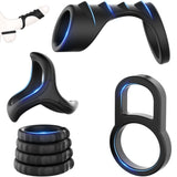 Silicone Penis Rings Set, KUSHOR 7 PCS Ultra Soft Stretchy Men 's Cock Ring for Harder Longer Stronger Erection - Better Sex - P