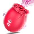 Sex Toys Rose Dildo Vibrator - Upgraded Adult Toys with 5 Sucking & Vibrating Modes for Women Clitoral Nipple, Rose Sucker Sex T