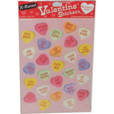 4 X-Rated Valentine Sticker Sheets 27 Stickers Per Sheet(D0102H5Q97V)