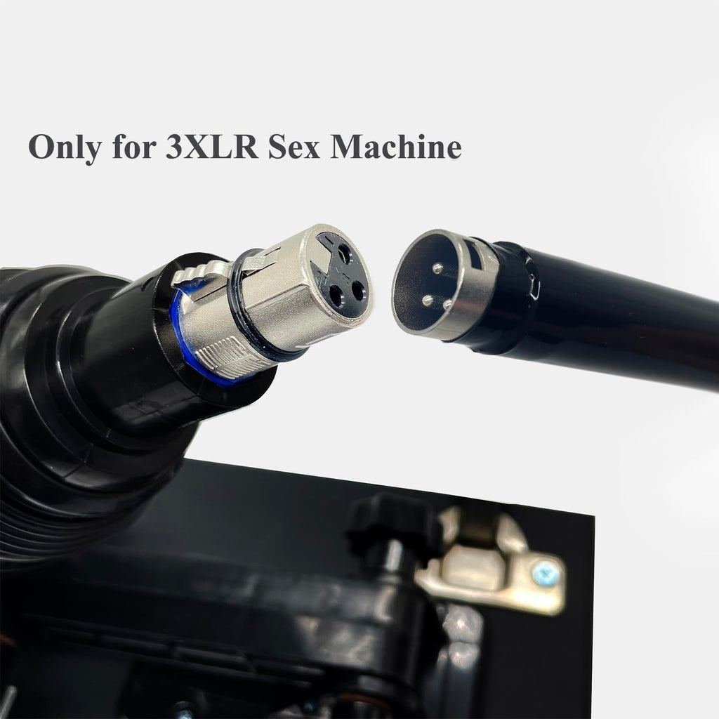 TenFruit Sex Machine Attachment 9.84 '' Extension Rod 3XLR Adapter to 9.84 '' Extension Tube for Automatic Sex Machines Device