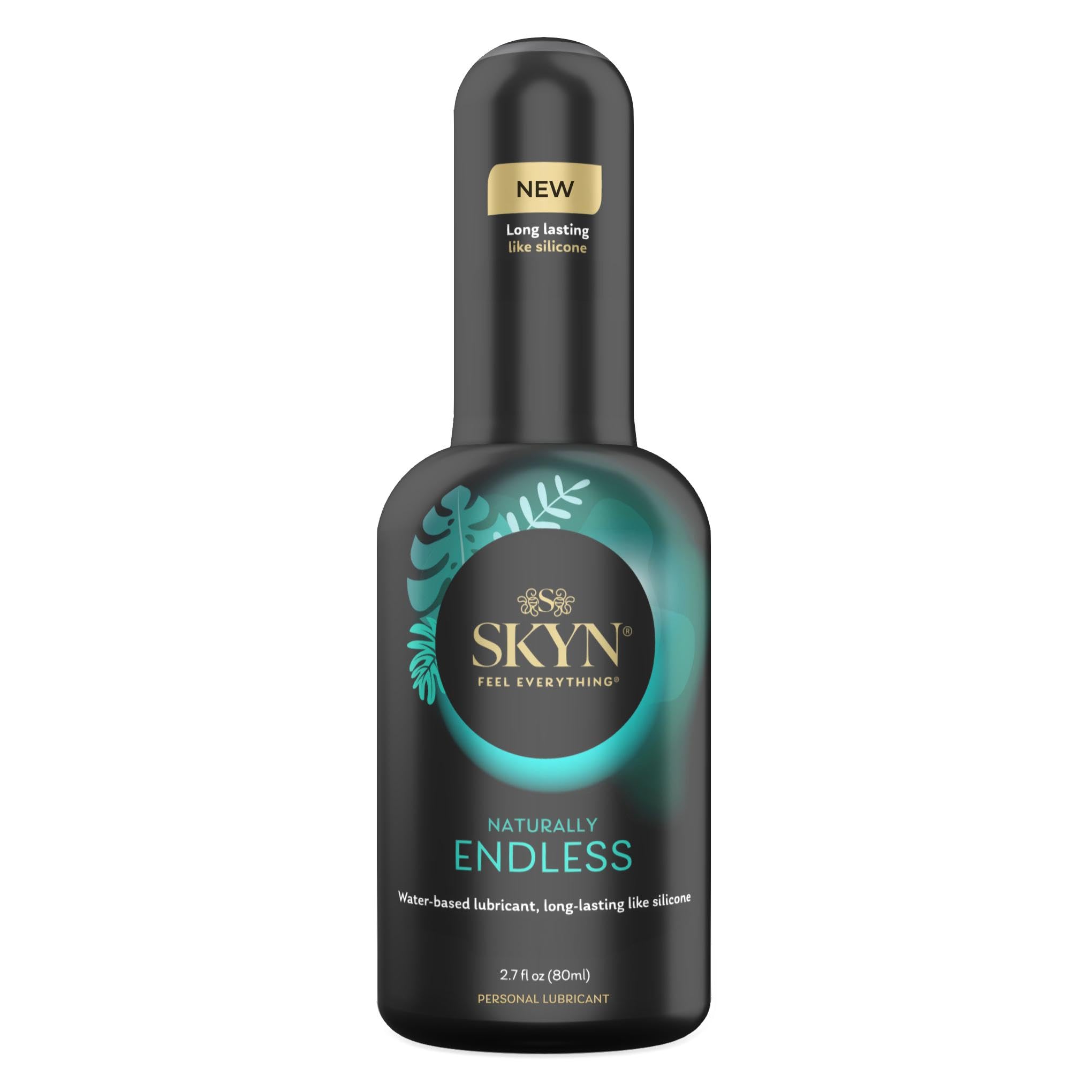 SKYN Naturally Endless Personal Lubricant - 8.5 oz - Water Based Lube for Men, Women and Couples, Safe with Latex and Latex-Free