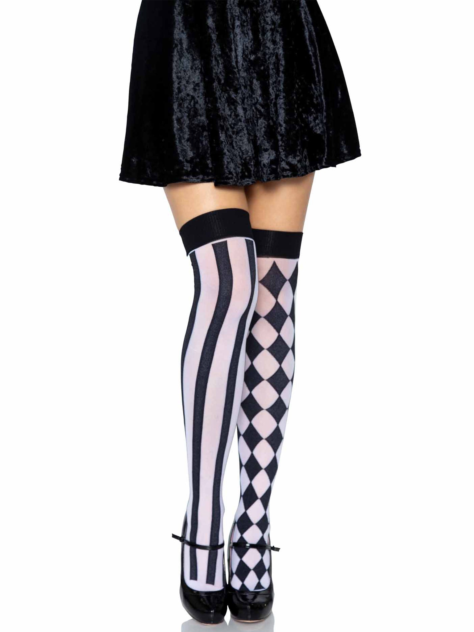 Harlequin Thigh Highs