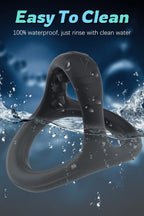 Silicone Penis Rings Set with 7 Different Sizes Cock Rings for Erection Enhancing, Long Lasting Stronger Men Sex Toy, Strechy Ad
