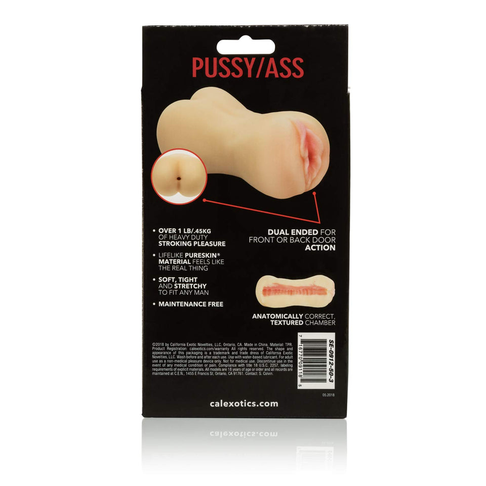 CalExotics SE-0912-50-3 Stroke It Pussy/Ass