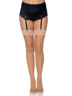 Sheer Back Seam Stocking O/S N