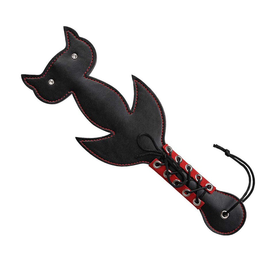 VENESUN Cat Spanking Paddles for Adults SM, 12.6inch Faux Leather Paddle for Sex Play