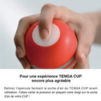 Tenga Toc-004Us Ultra-Size Pre-Lubricated Double-Hole Male Masturbator Cup With Powerful Suction