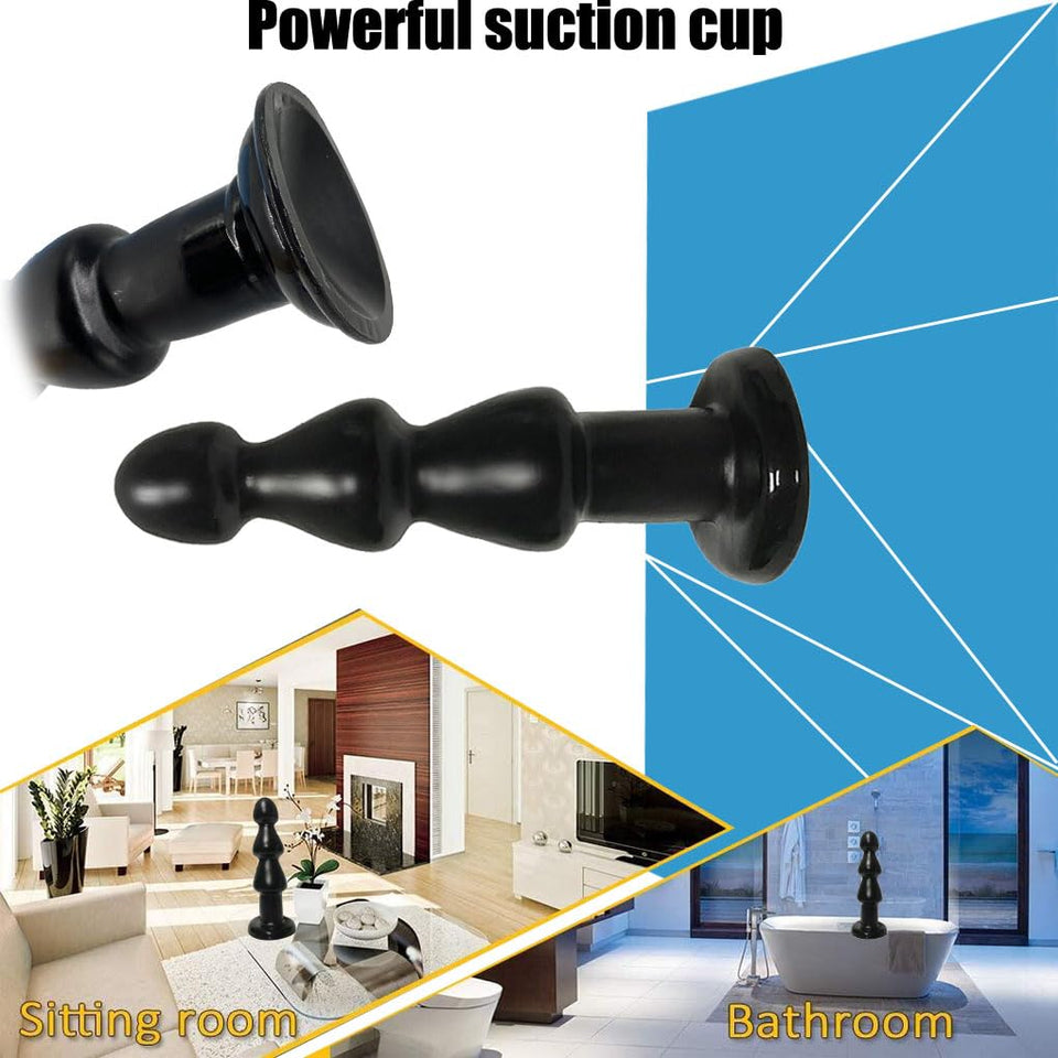 9.45''X2.24'' Anal Plug Butt Plug Sex Toy with Suction Cup Hands-Free Play 3 Balls Dildo