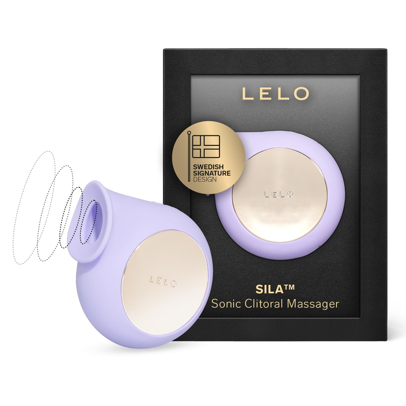 LELO SILA Sonic Clit Sucker, Waterproof Vibrator for Women, Adult Toys Vibrators Sex Toys for Women with Gentle External Stimula