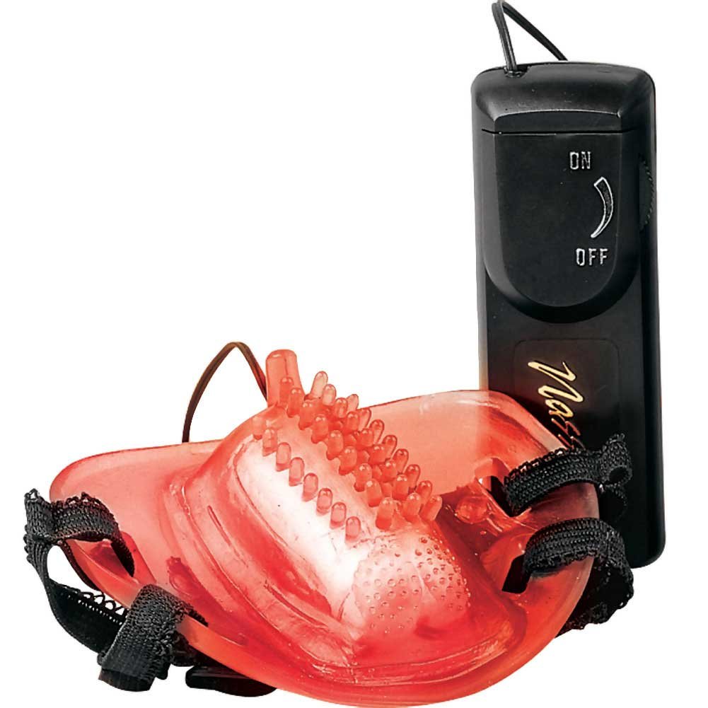 Nasstoys Teddi'S Red Soft Jelly Vibrating Clitoral Wings Of Ecstasy Butterfly