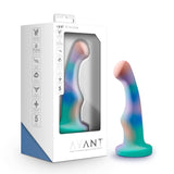 Blush Avant Opal Dreams Silicone Dildo - Curved Shaft For G Spot And P Spot Stimulation - Powerful Suction Cup Base For Hands Fr