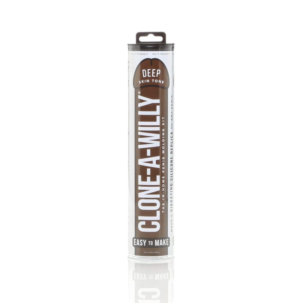 CLONE-A-WILLY - Silicone Penis Casting Kit for DIY Dildo (Deep Skin Tone)